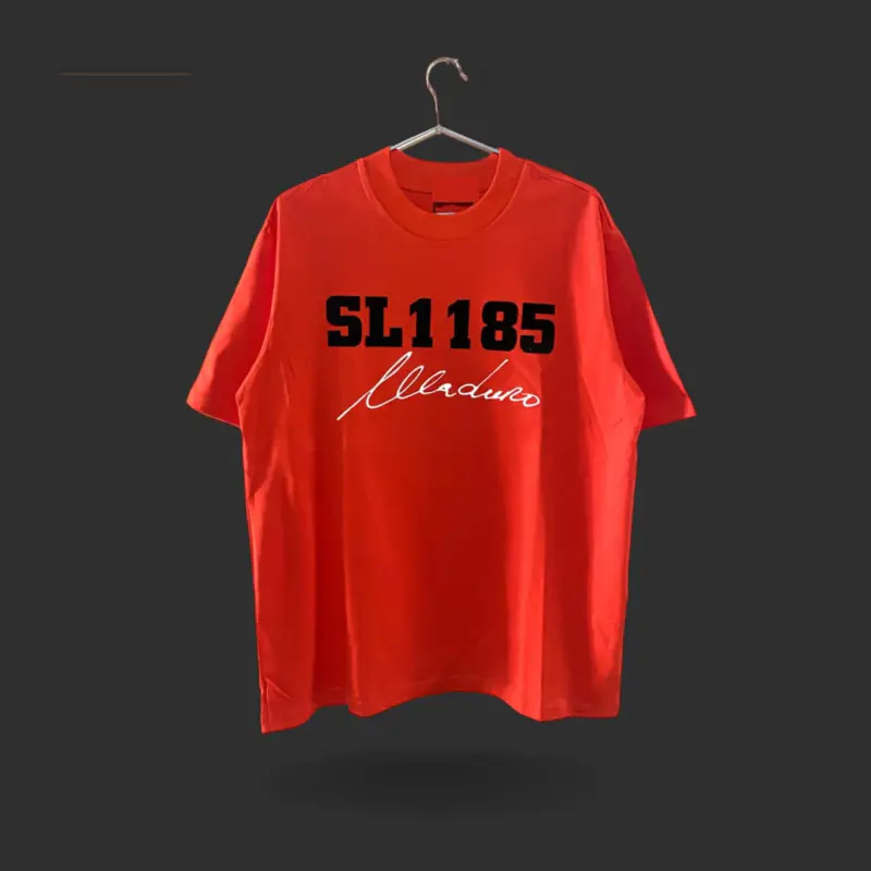 Camiseta SL1185 Maduro · Vermelho