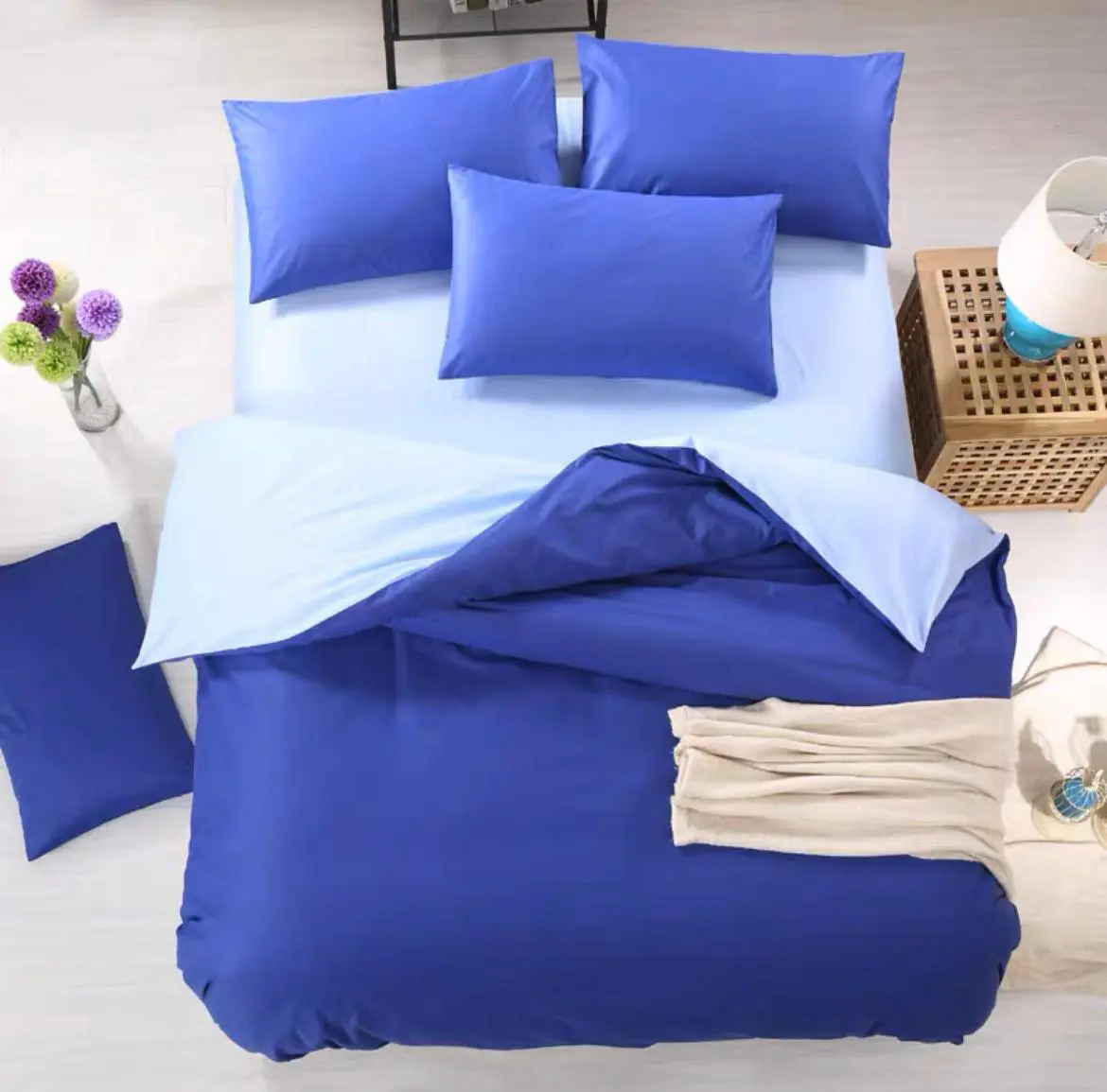 Conjunto de Lençóis 4 PCs Casal  