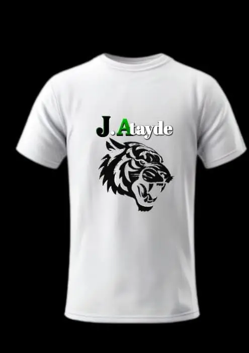 Camiseta J. Atayde - Estilo Tigre · Branco