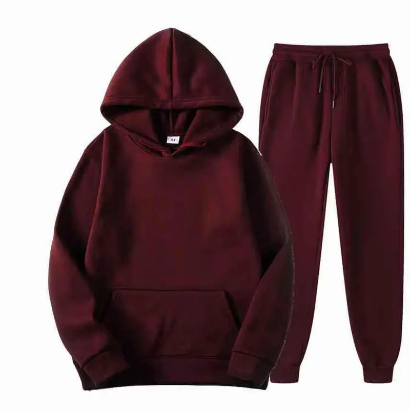 Conjunto Moletom Premium Unissex Inverno Conforto Total · Vinho