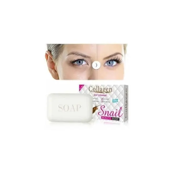 Sabão Acne Collagen Snail Beauty – Clareamento e Rejuvenescimento
