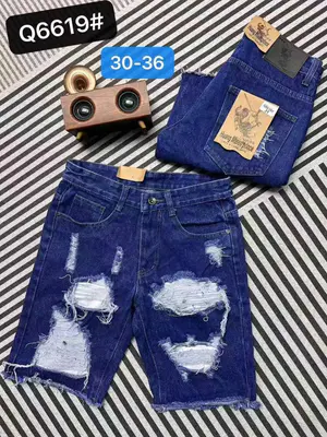 Calção Calções Jeans Destroyed Premium – Vários Modelos de  Bermuda