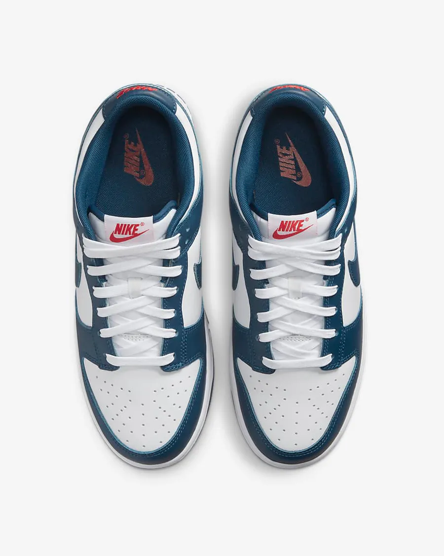Tênis Nike Dunk Low Retro · Azul /Branco · Azul / Branco