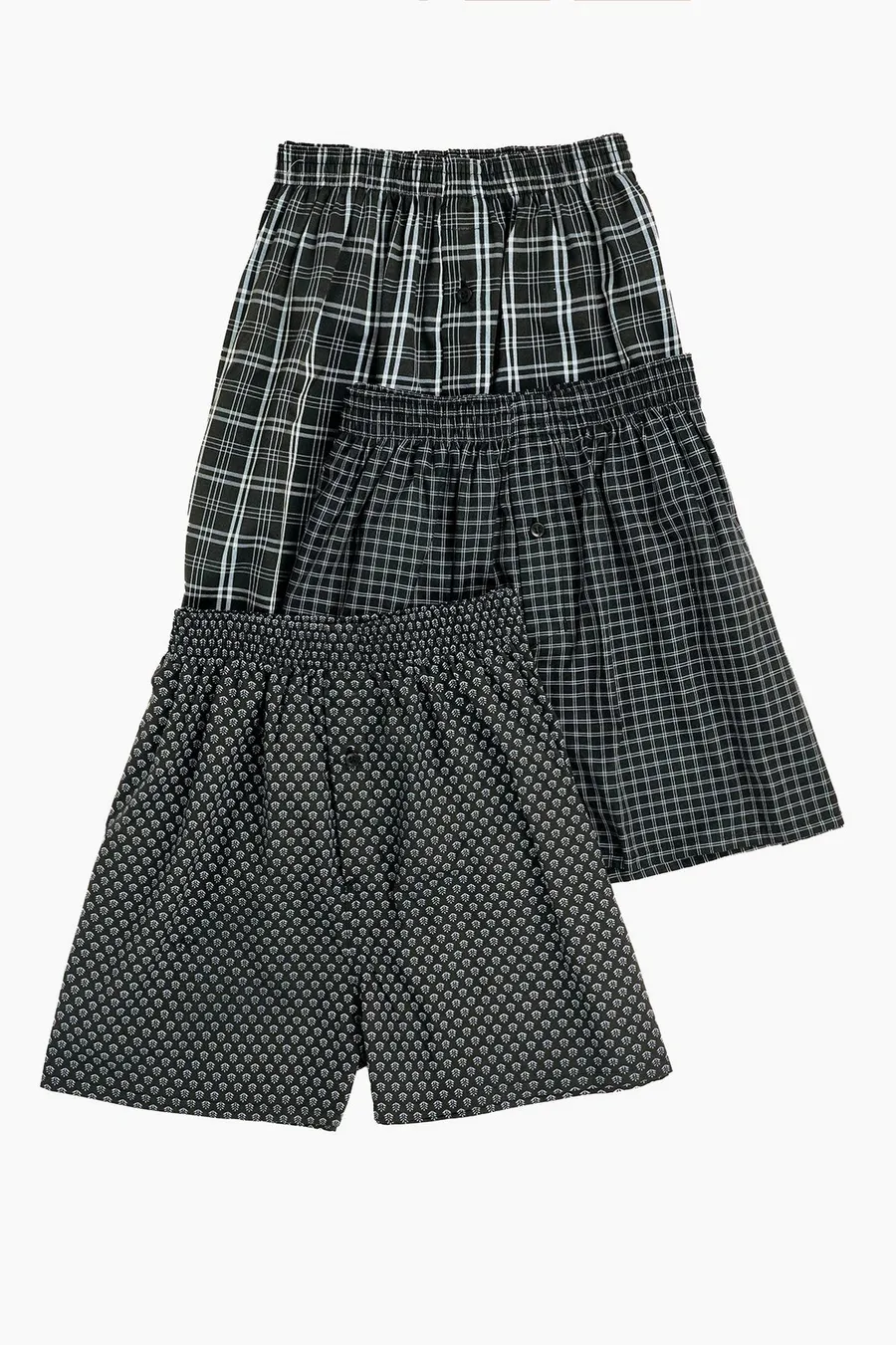 Boxers pack de 3 · Homem · Preto · Modelo 3