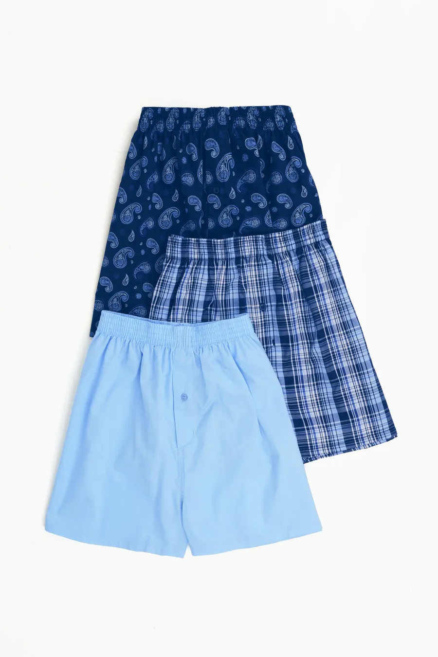 Boxers pack de 3 · Homem · Azul Marinho · Modelo 3