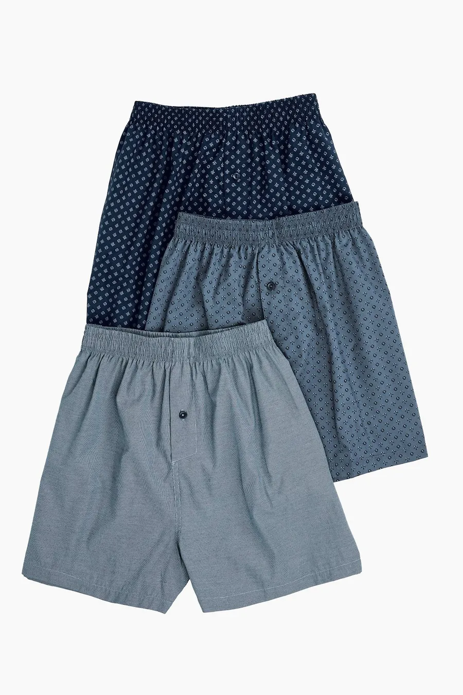 Boxers pack de 3 · Homem · Azul · Modelo 2