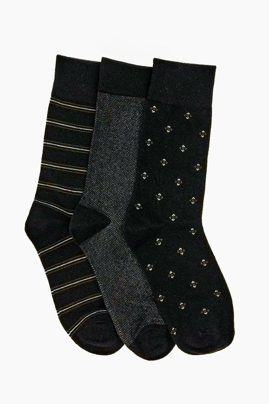 Meias curtas pack de 3 · Homem · Preto