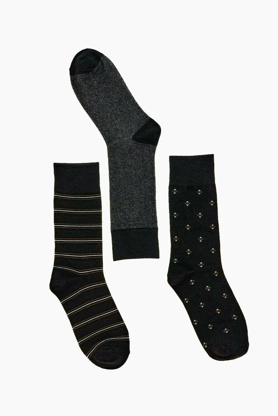Meias curtas pack de 3 · Homem · Preto