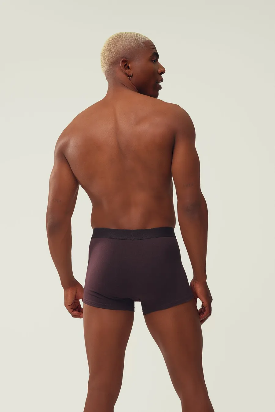 Boxers pack de 3 em algodão · Homem · Vinho