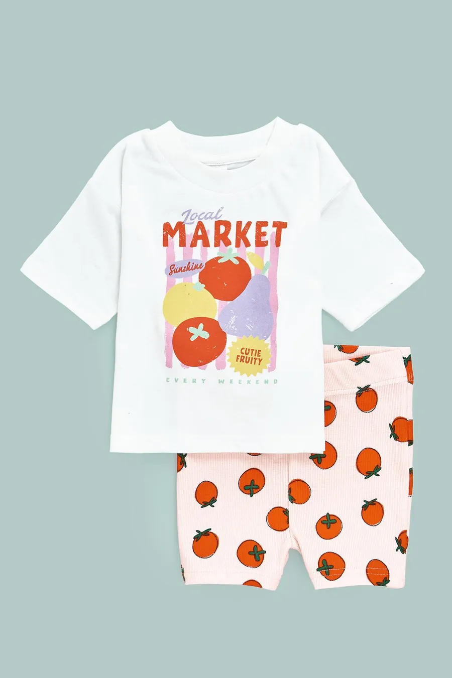 T-shirt em algodão · Bebé · Rosa · Modelo 2