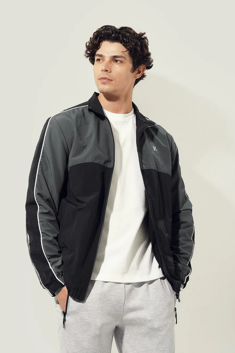 Casaco · Homem · Cinzento Escuro
