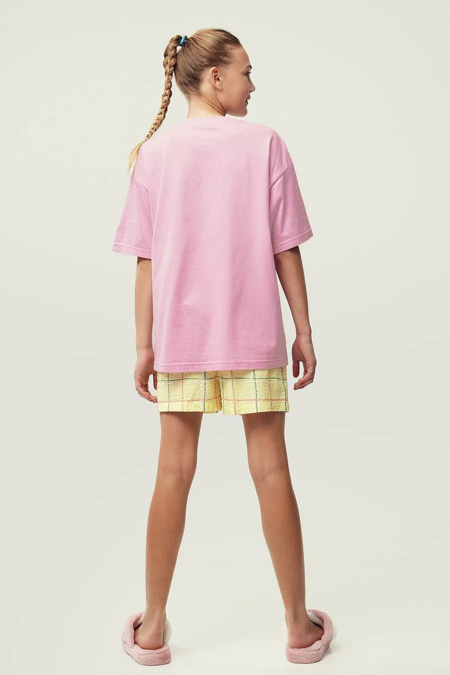 Pijama em algodão · Menina · Azul Claro