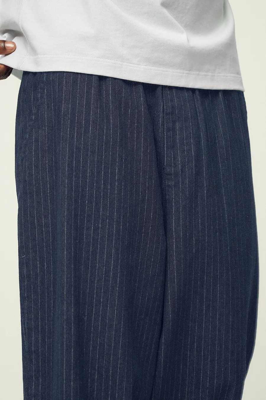 Calças jogger de ganga · Homem