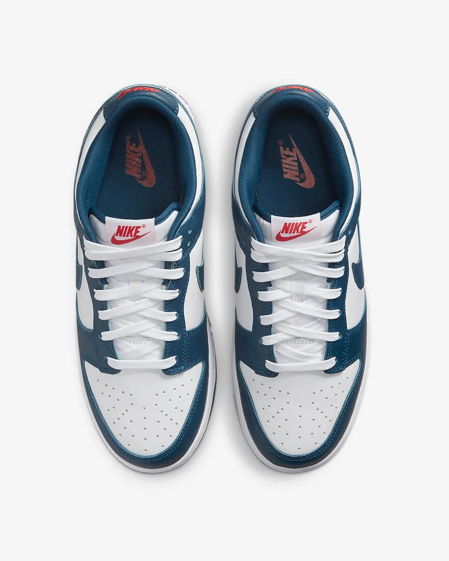Tênis Nike Dunk Low Retro · Azul /Branco · Azul / Branco