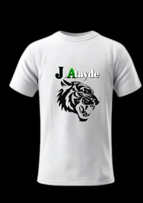 Camiseta J. Atayde - Estilo Tigre · Branco