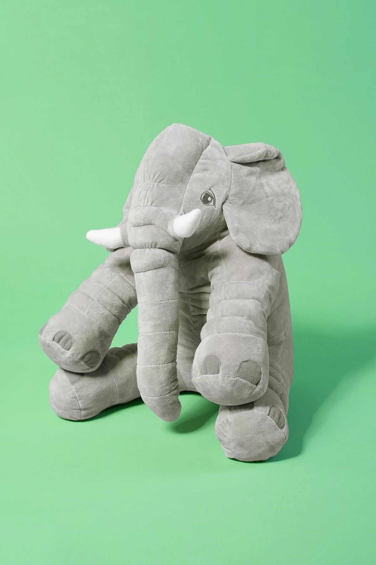 Peluche Ellie em poliéster · Bebé · Cinzento