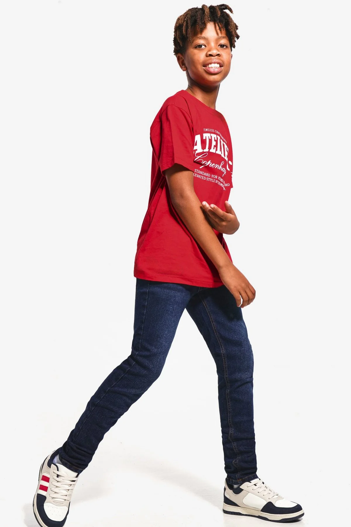 Calças de ganga skinny · Menino · Preto · Modelo 2