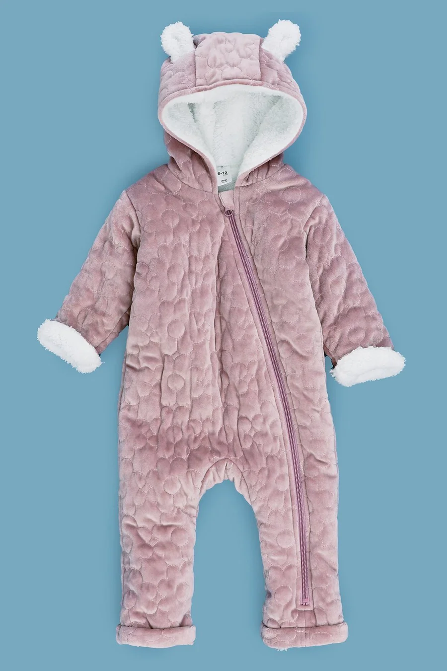 Babygrow em poliéster · Bebé · Roxo