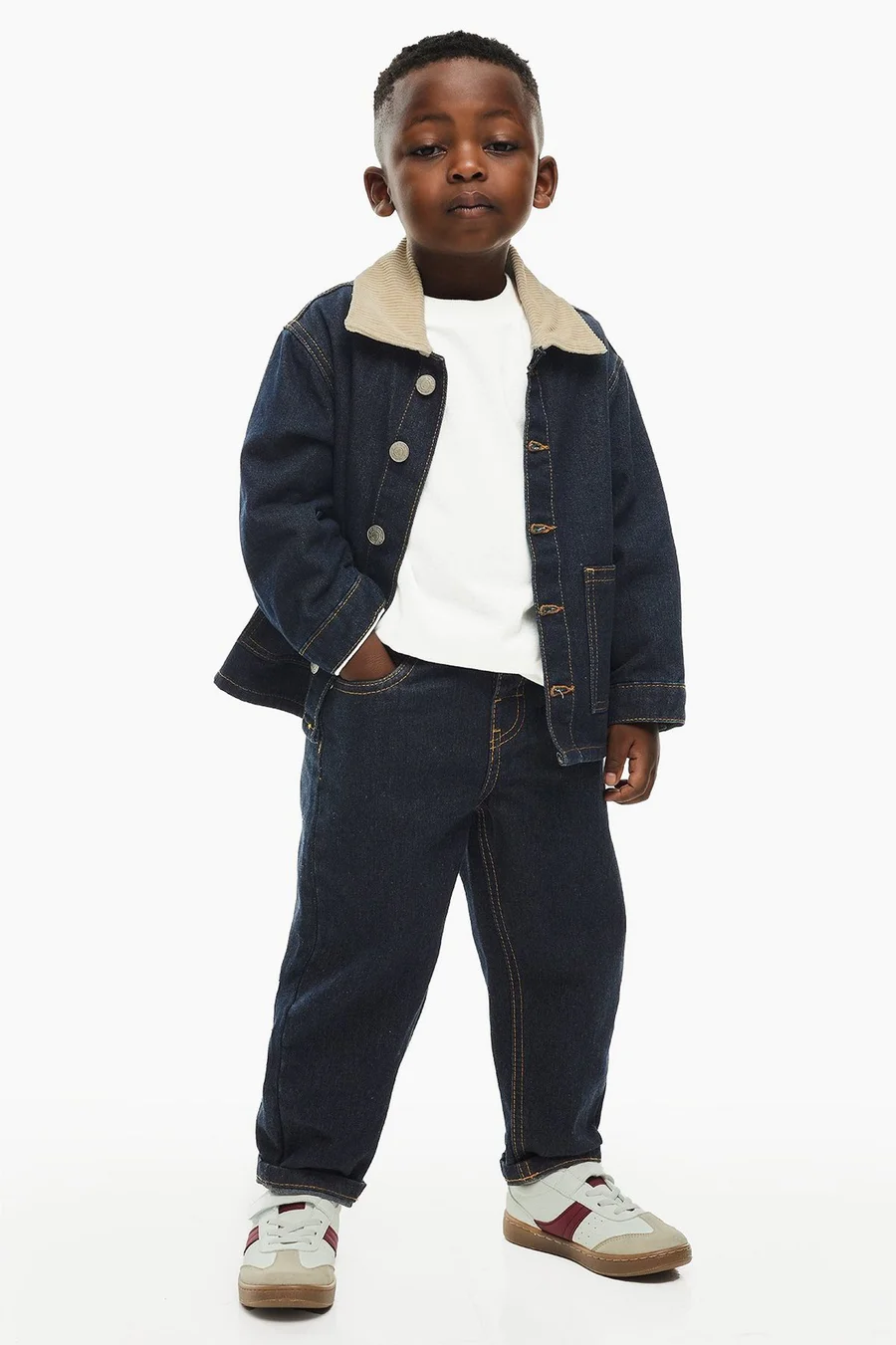 Peça Rigid Baggy Denims · Menino