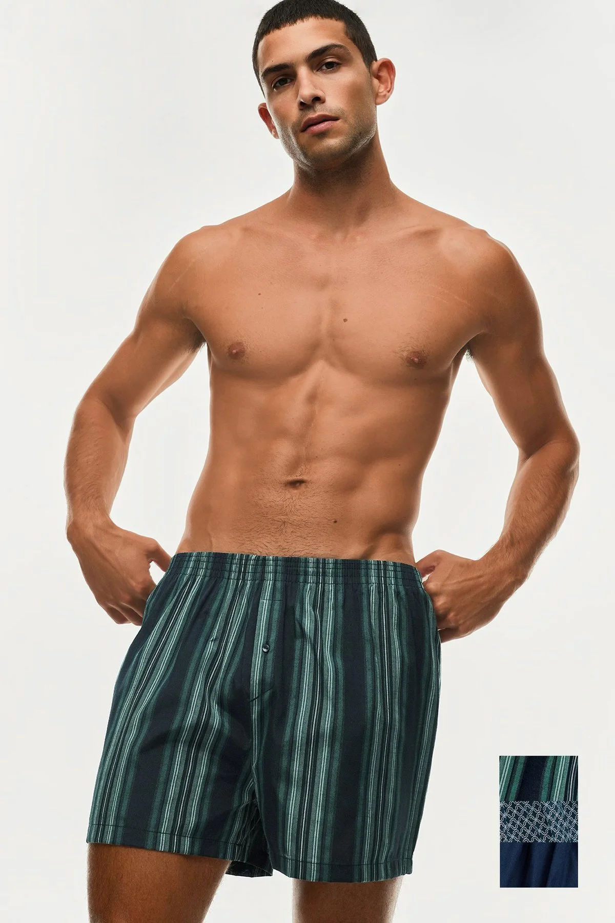 Boxers pack de 3 · Homem · Verde Escuro