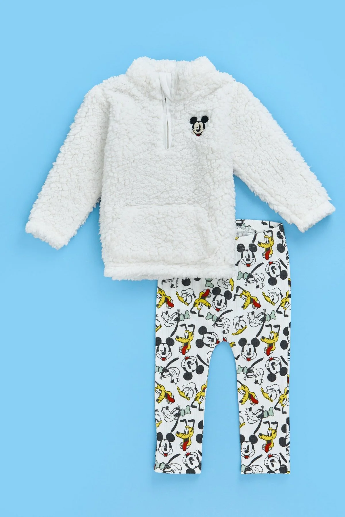 Camisola Mickey Mouse · Bebé · Branco