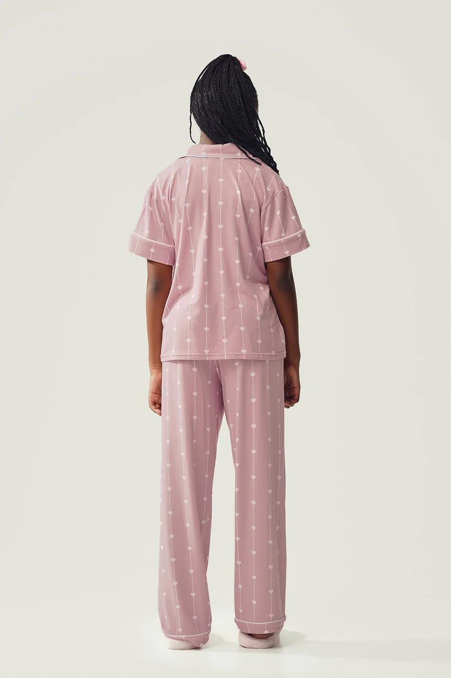 Pijama em poliéster · Menina · Roxo