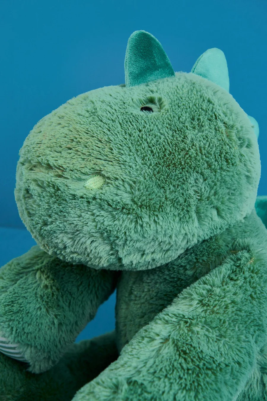 Peluche Dino em poliéster · Bebé · Verde Oliveira