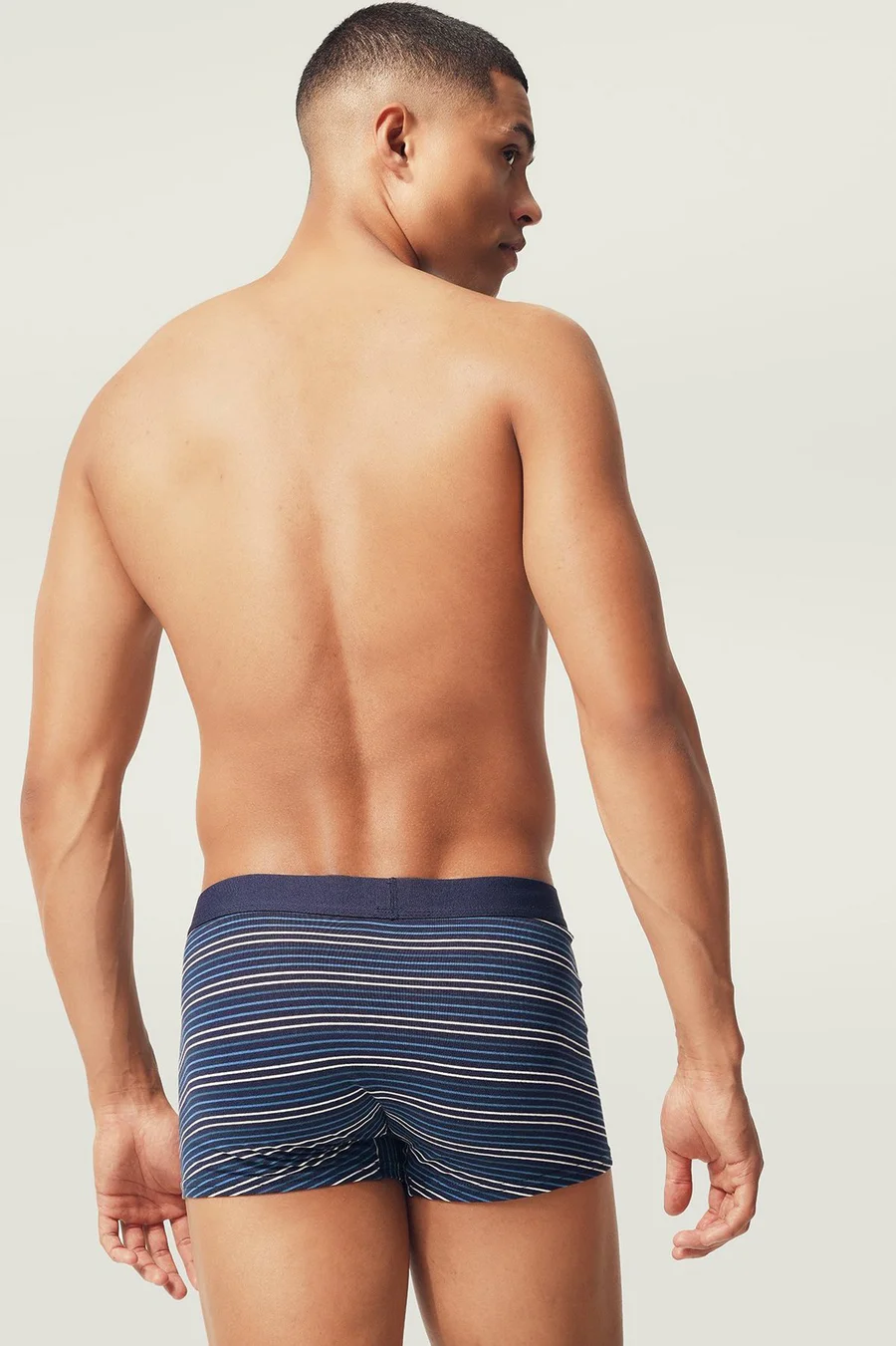 Boxers pack de 3 em algodão · Homem · Azul Marinho