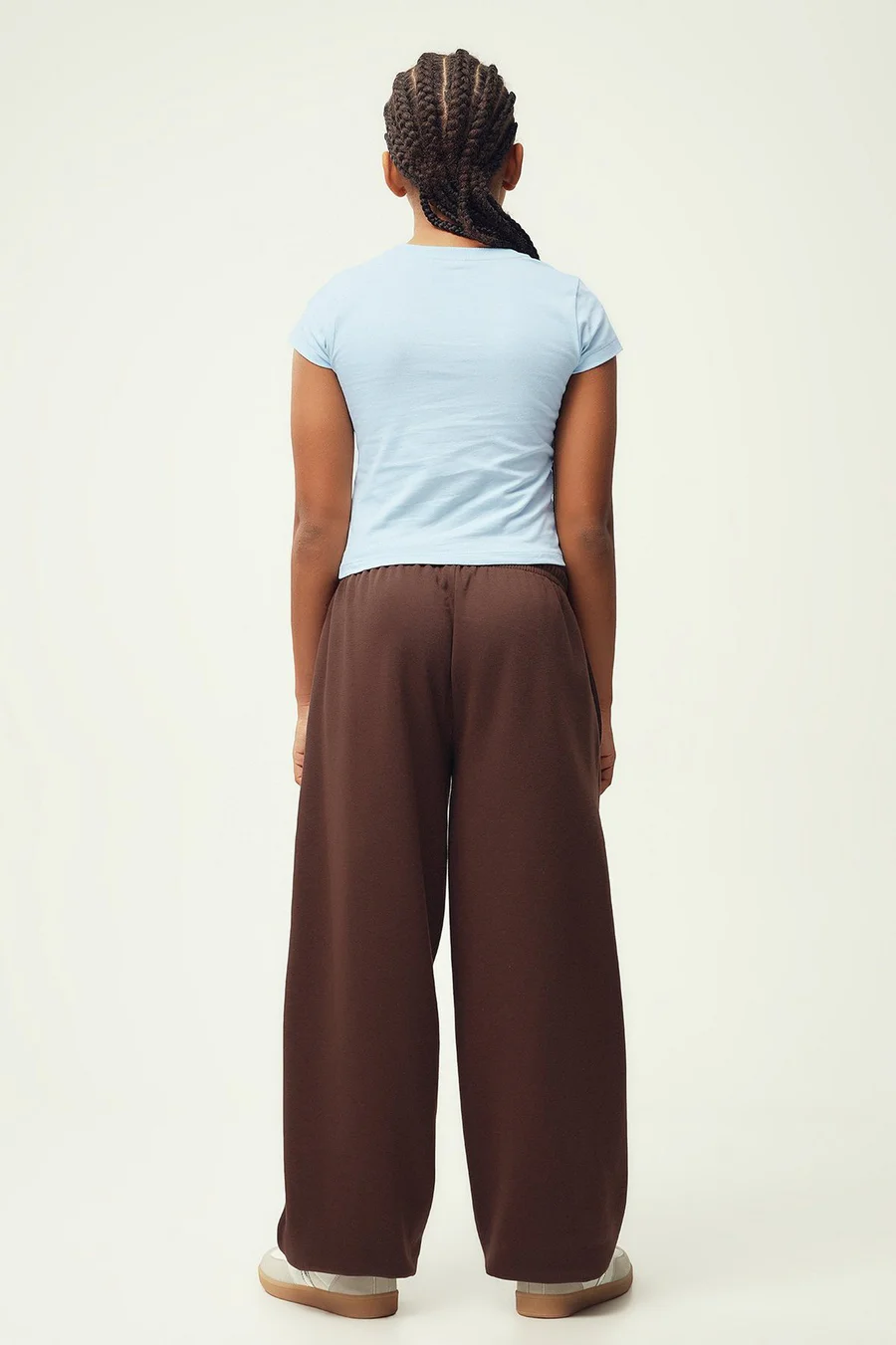 Calças jogger Baggy Boyfriend · Menina · Castanho