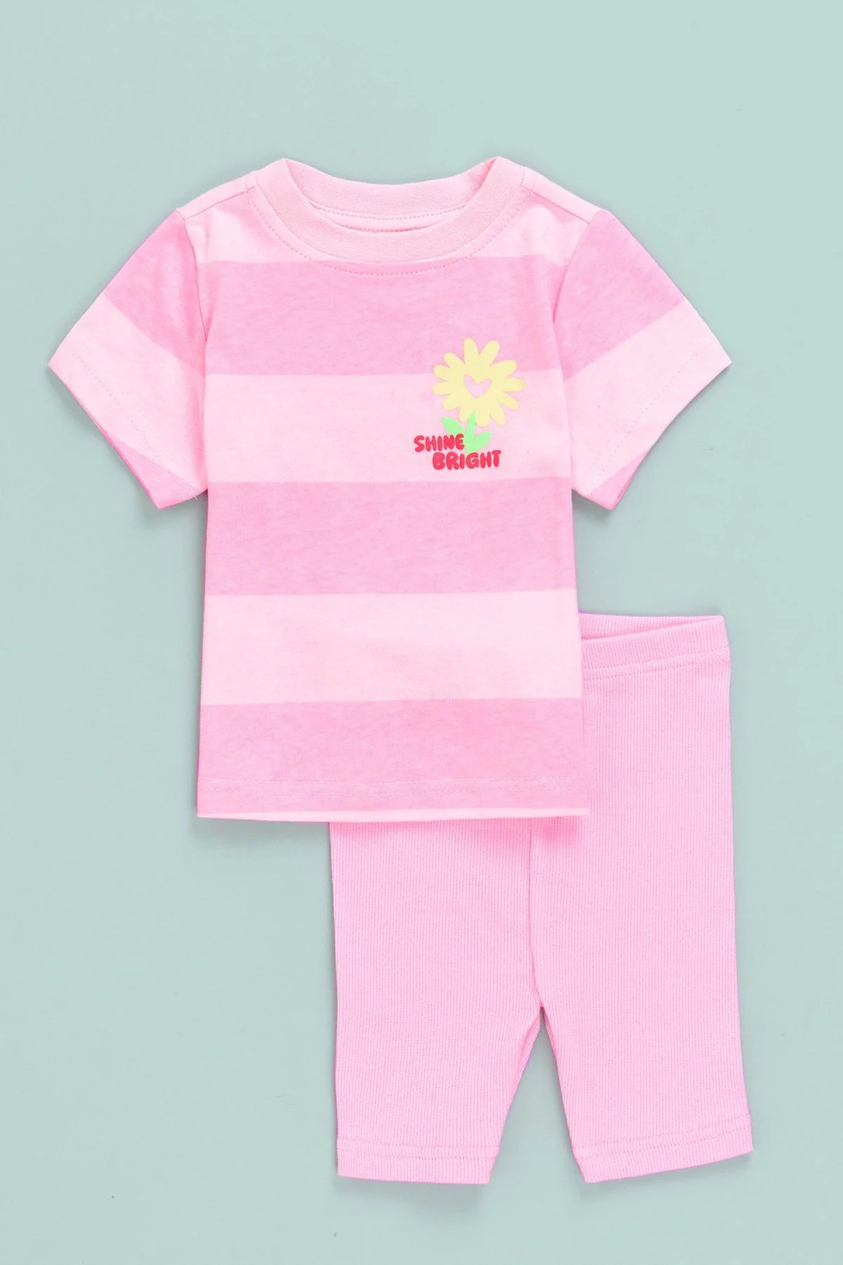 T-shirt em algodão · Bebé · Rosa · Modelo 3