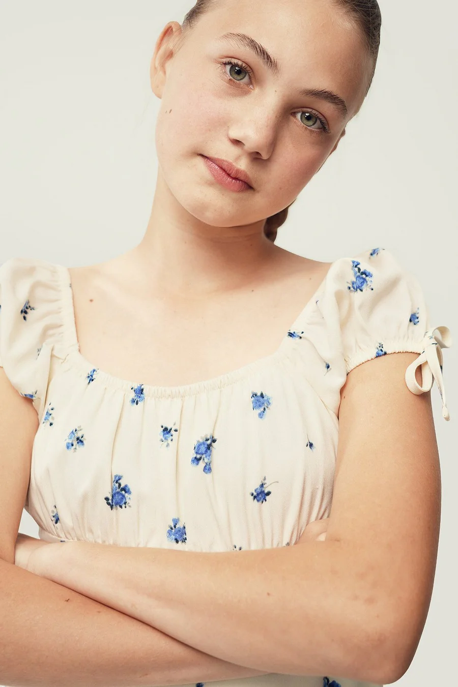 Vestido floral Babydoll · Menina