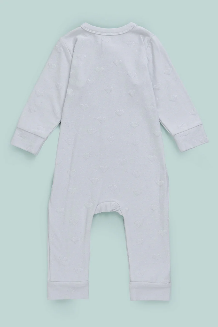 Babygrow Interlock em algodão · Bebé · Azul Claro