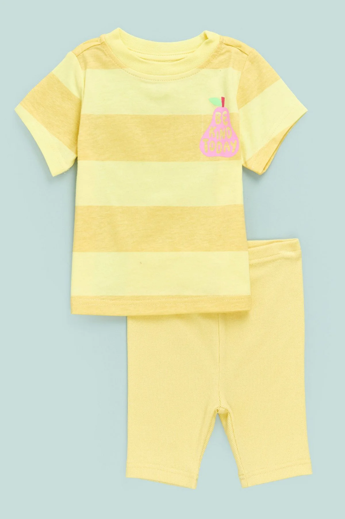 T-shirt em algodão · Bebé · Amarelo