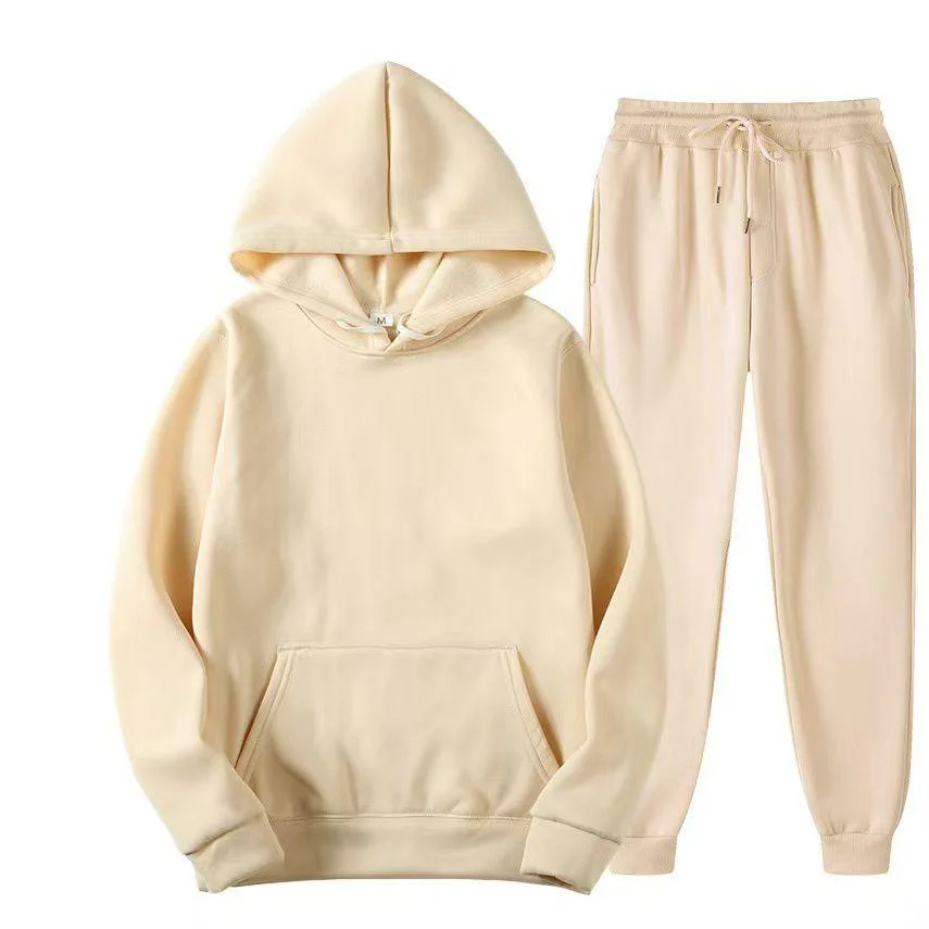 Conjunto Moletom Premium Unissex Inverno Conforto Total · Creme