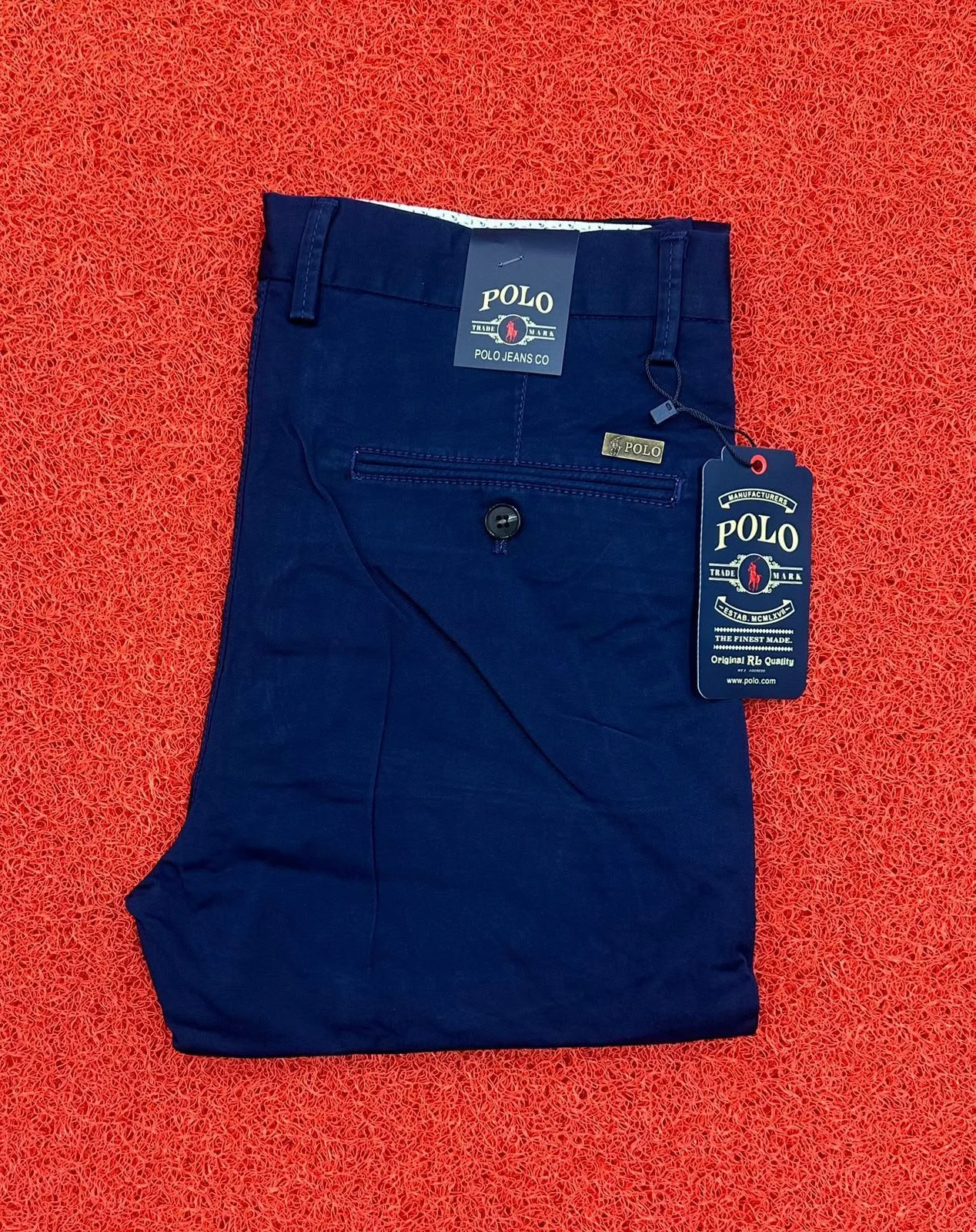 Calças Polo Jeans Co Casual Azul Marinho