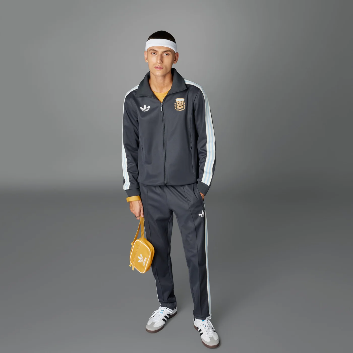 Conjunto Argentina Beckenbauer Clássico (Casaco + Calça) by adidas