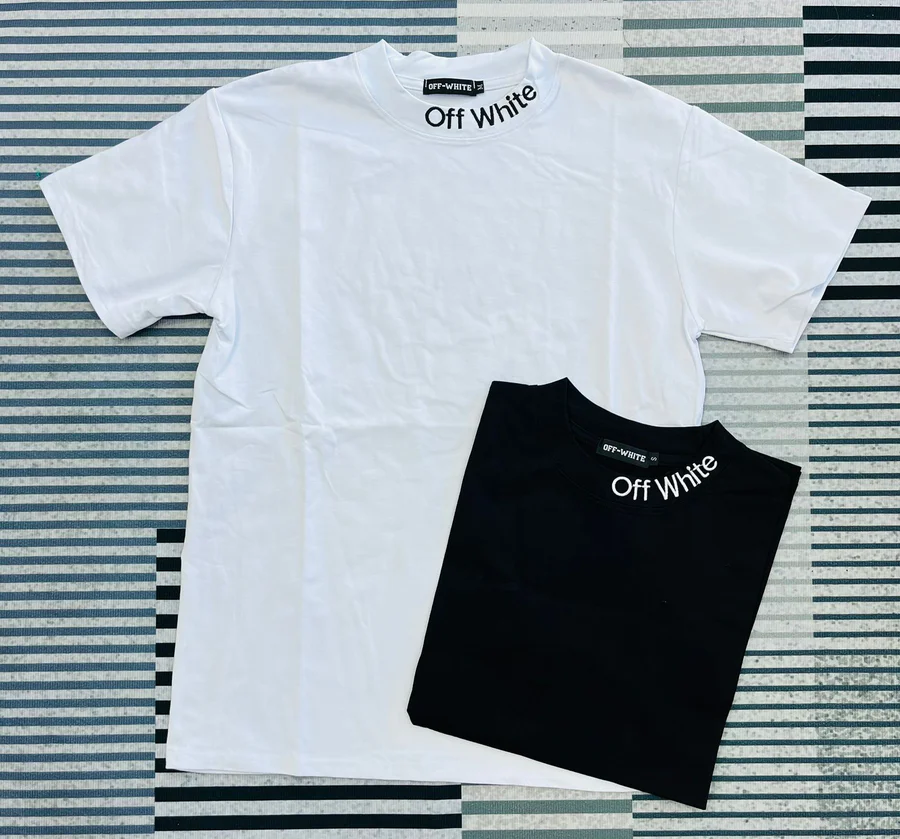Camiseta Off-White Arrows Brush – Edição Exclusiva · Branco