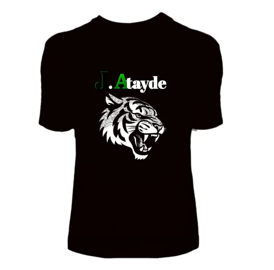 Camiseta J. Atayde - Estilo Tigre · Preto