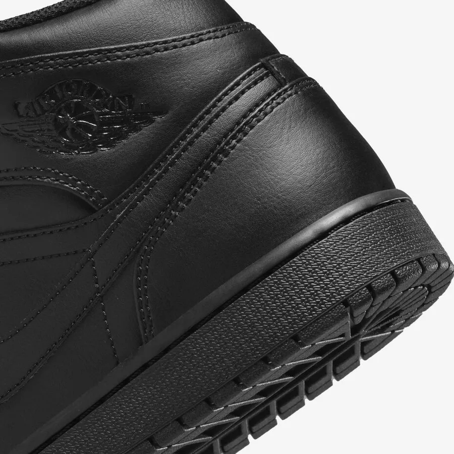 Tênis Nike Air Jordan 1 Mid - Sapatilhas para Mulher · Preto / Preto