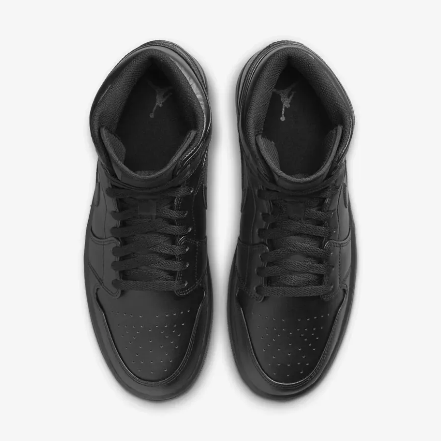 Tênis Nike Air Jordan 1 Mid - Sapatilhas para Mulher · Preto / Preto