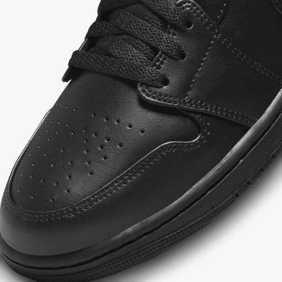 Tênis Nike Air Jordan 1 Mid - Sapatilhas para Mulher · Preto / Preto