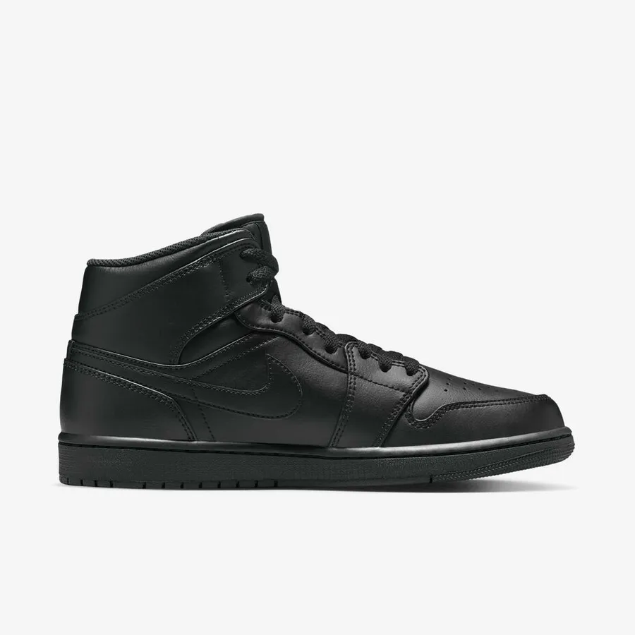 Tênis Nike Air Jordan 1 Mid - Sapatilhas para Mulher · Preto / Preto