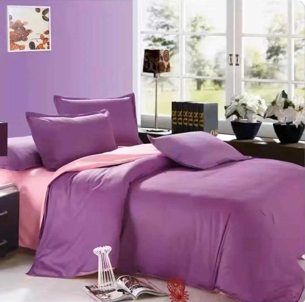 Conjunto de Lençóis 4 PCs Casal