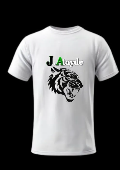 Camiseta J. Atayde - Estilo Tigre · Branco