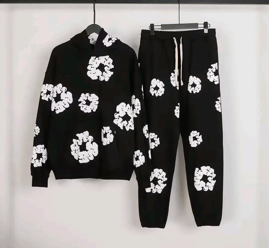 Conjunto Denim Tears - STREAKER · Preto / Branco