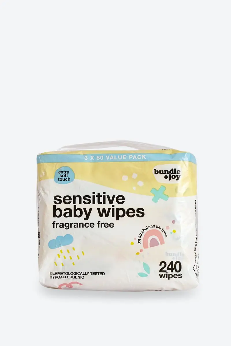 Peça Bundle Joy Sensitive Wipes · Bebé