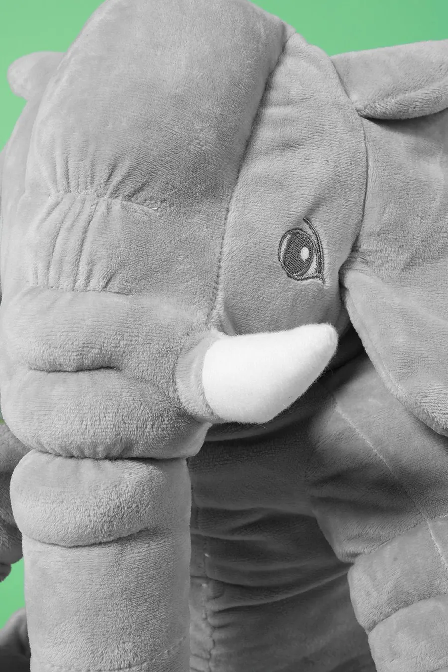 Peluche Ellie em poliéster · Bebé · Cinzento