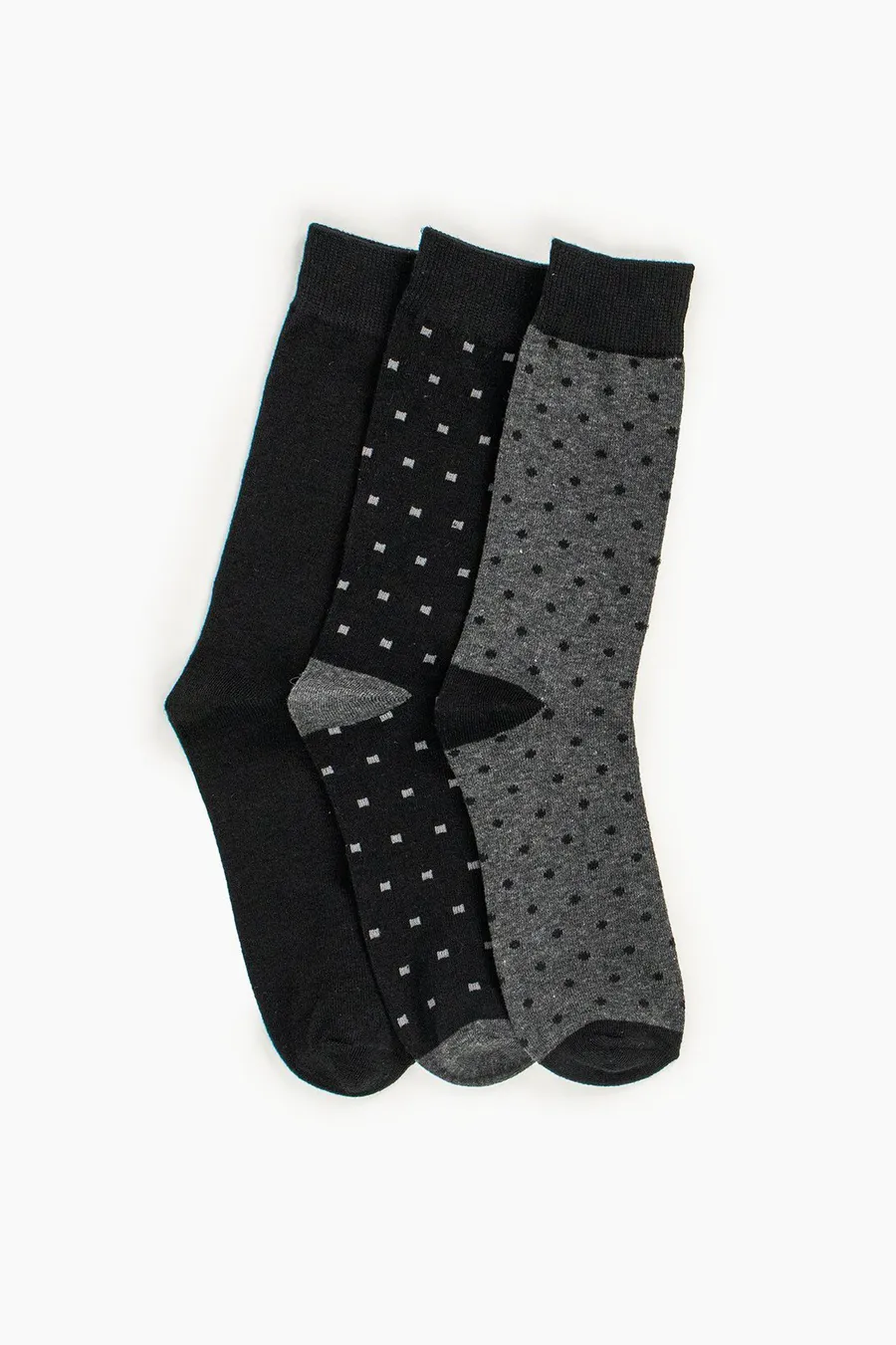 Meias curtas pack de 3 em acrílico · Homem · Cinzento