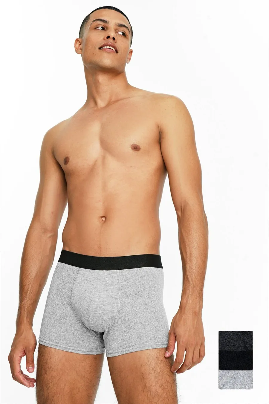 Boxers pack de 3 · Homem · Preto · Modelo 2