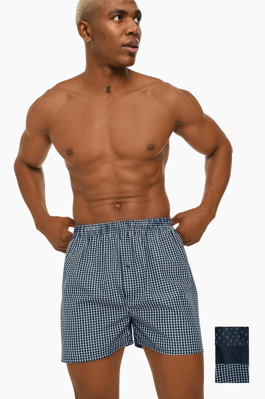 Boxers pack de 3 · Homem · Azul Marinho
